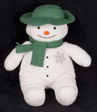 Prestige Raymond Briggs The Snowman Silver Snowflake 15" Plush